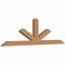 Ekena Millwork Saratoga Smooth Timber Gable Bracket, Western Red Cedar, 72"W x 21"H x 3 1/2"D x 3 1/2"F, 7/12 Pitch GBW072X21X0404SAR00SWR - alternate 3